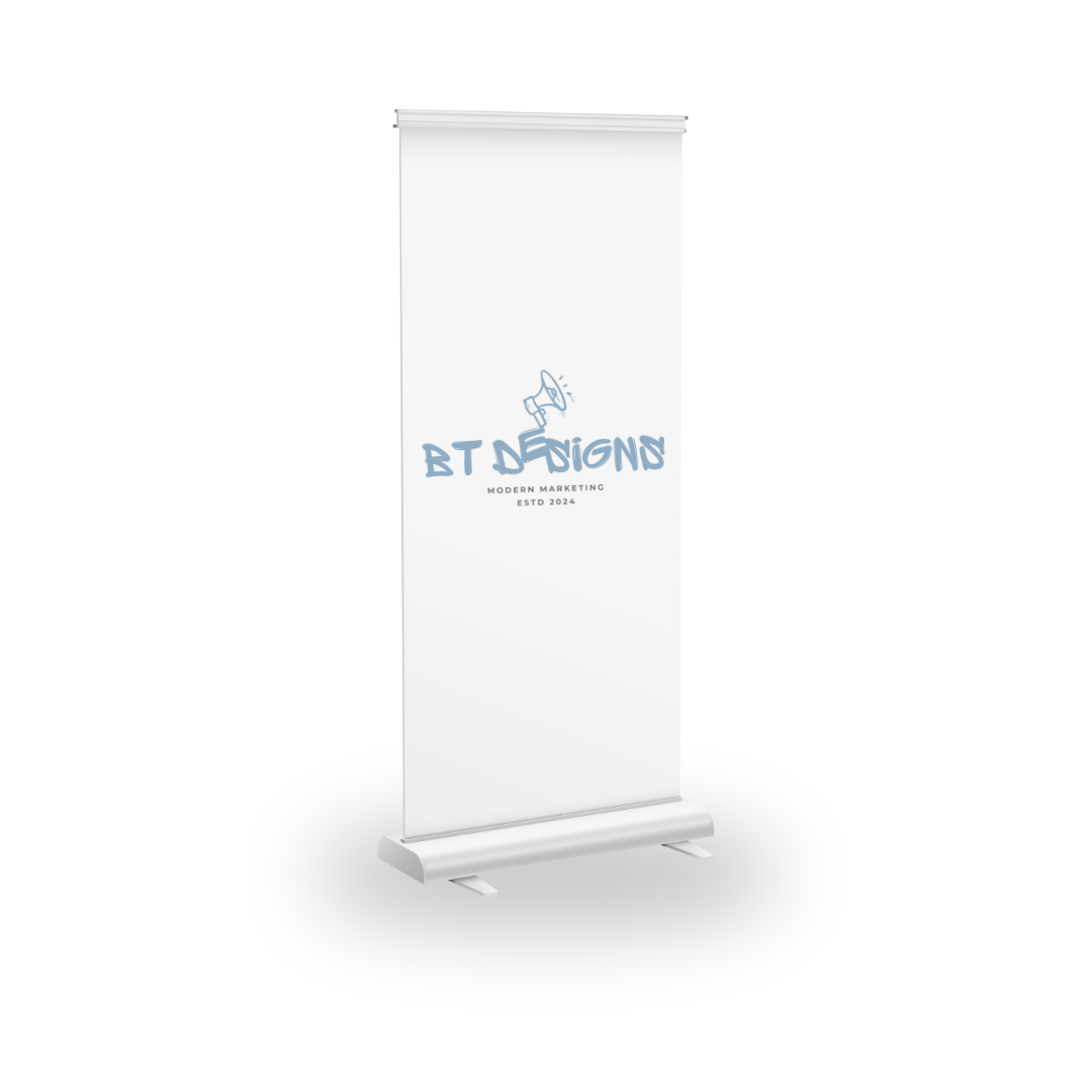Bedruckbares Roll-Up Banner – Dein mobiler Markenauftritt